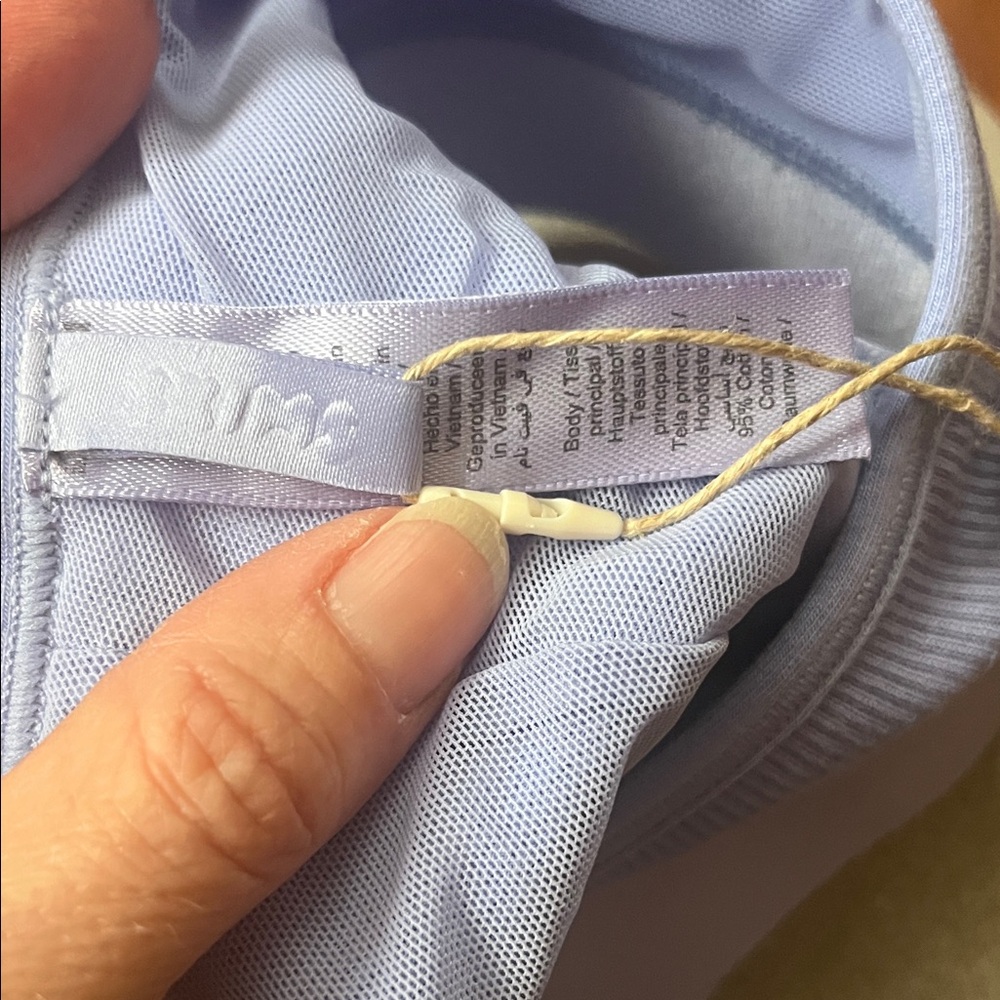 New SKIMS Blue Violet Ribbed Bralette - Picture 11 of 15